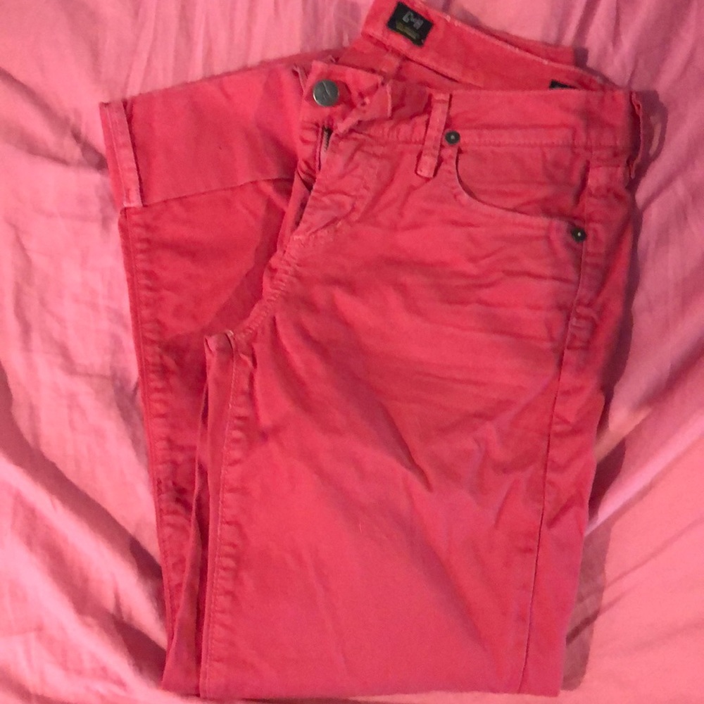 Pink crop citizen of humanity denim size 26